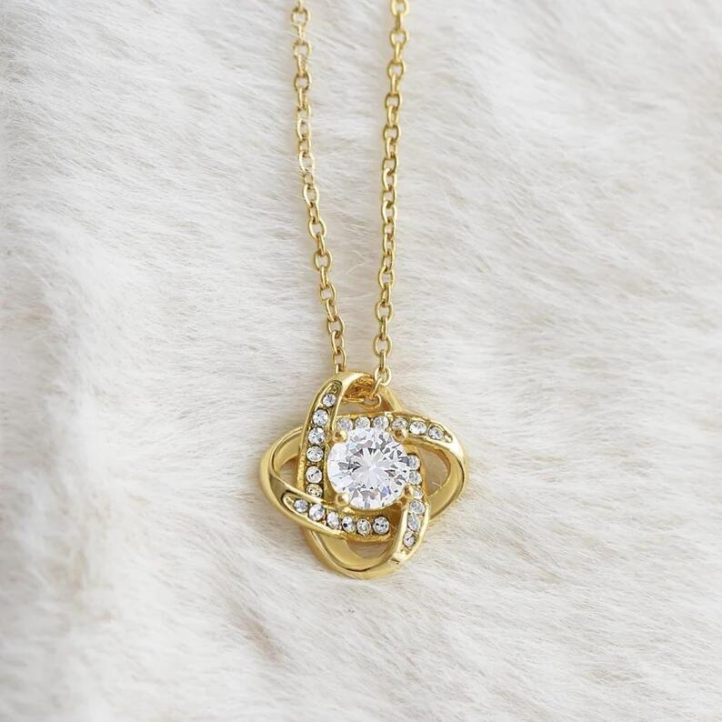 Special Knot necklace for me, Christmas, Valentine's Day, Mother's Day gift!