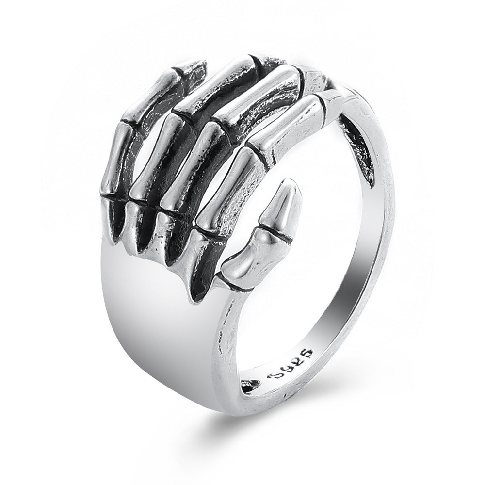 Skeleton Pentacle Ring