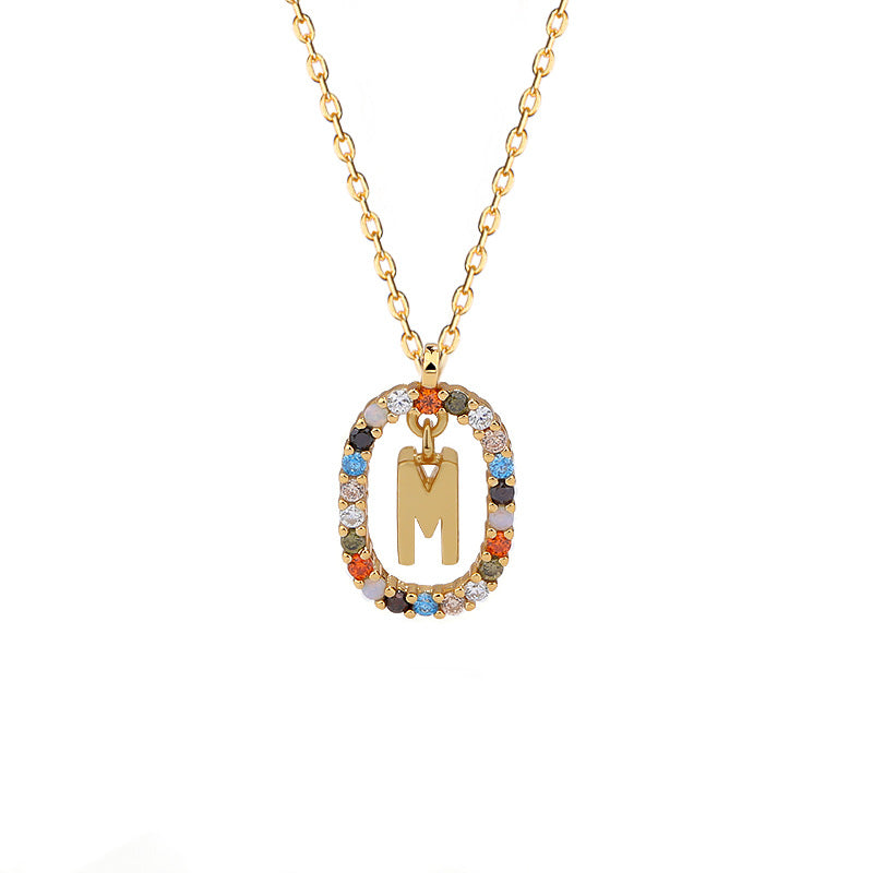 925 Silver Spanish Letter Necklace