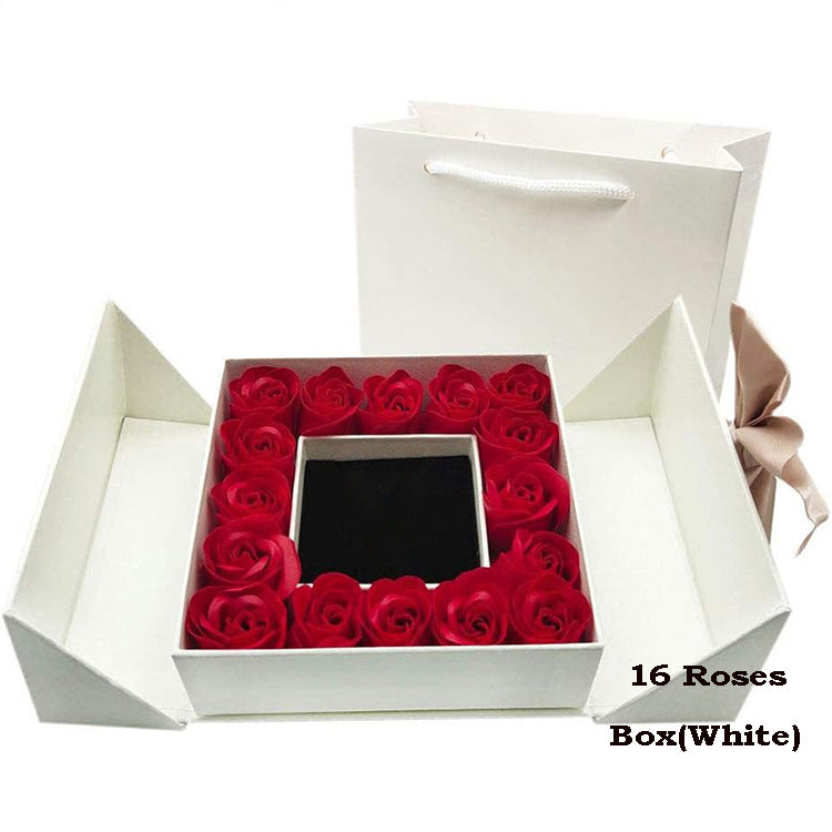 Dedicated to my family Rotating Flowering Clover necklace for Christmas, Valentine's Day, Mother's Day gifts
