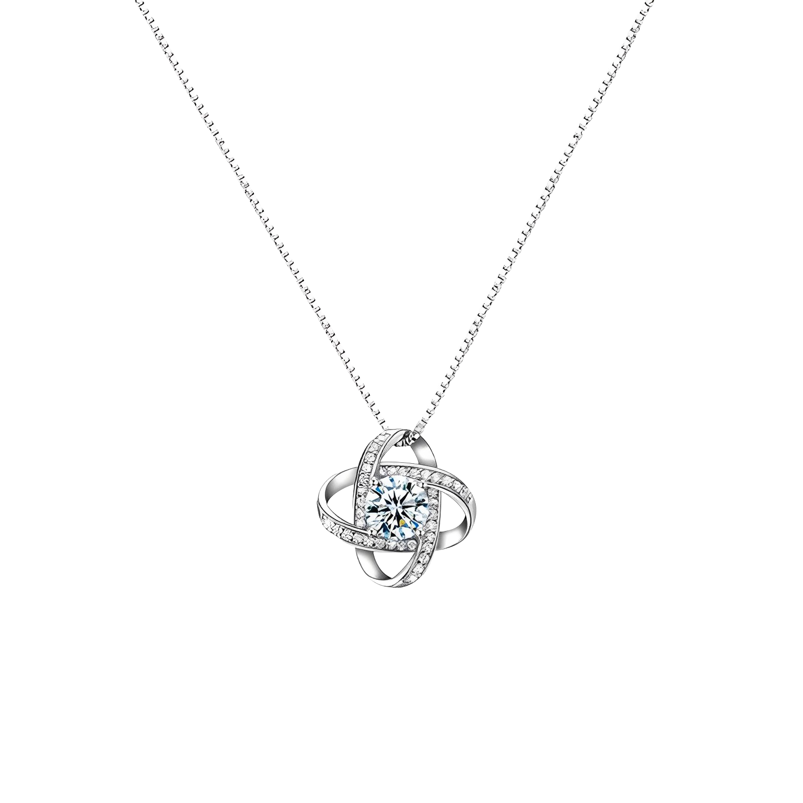 Dedicated to my family Knot necklace for Christmas, Valentine's Day, Mother's Day gifts