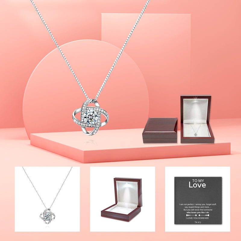 Realistic Rose Necklace - To My Love