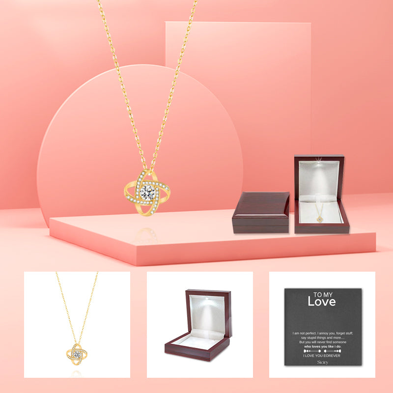 Realistic Rose Necklace - To My Love