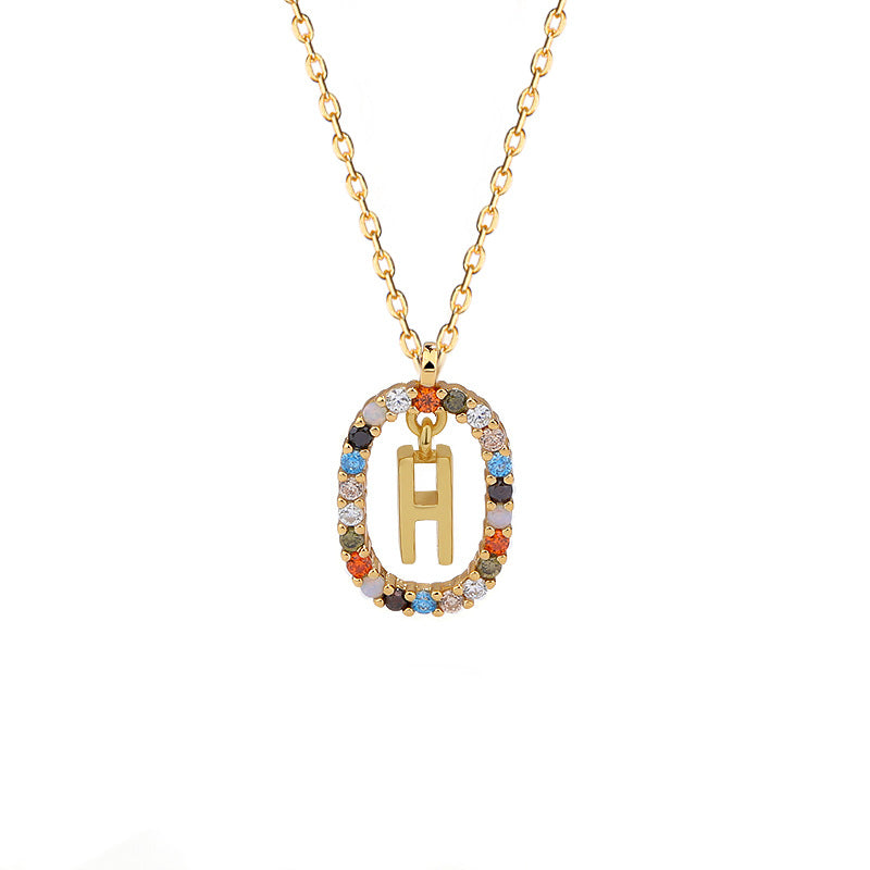925 Silver Spanish Letter Necklace