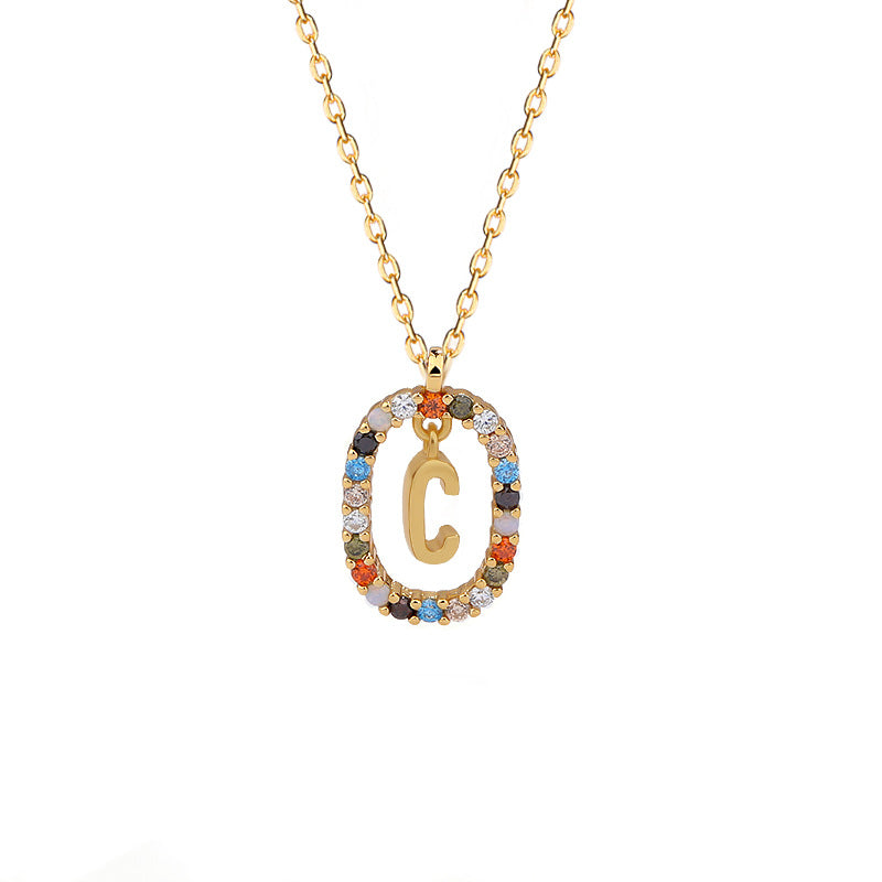 925 Silver Spanish Letter Necklace