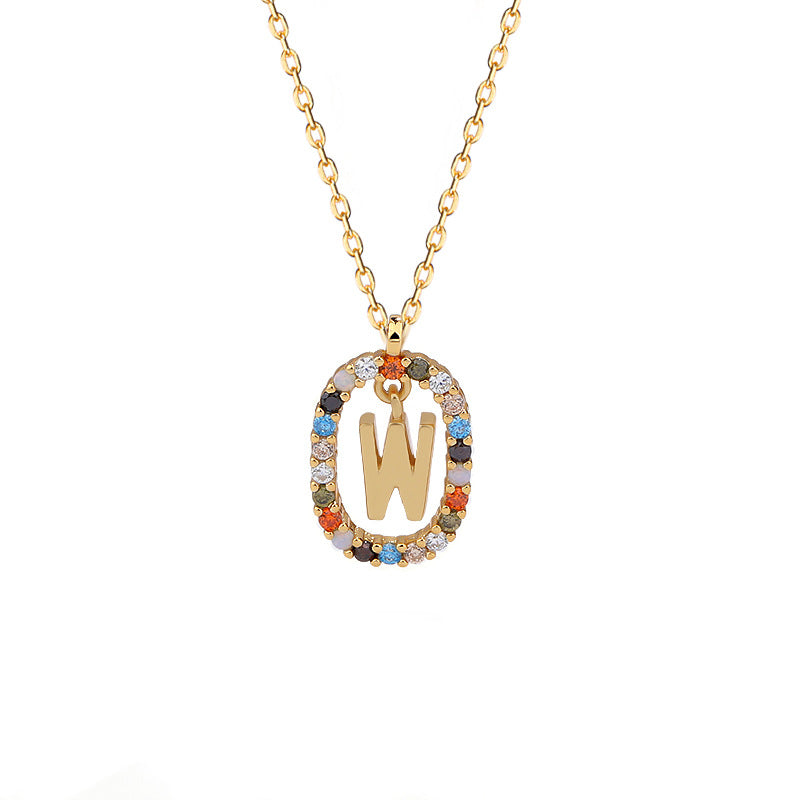 925 Silver Spanish Letter Necklace
