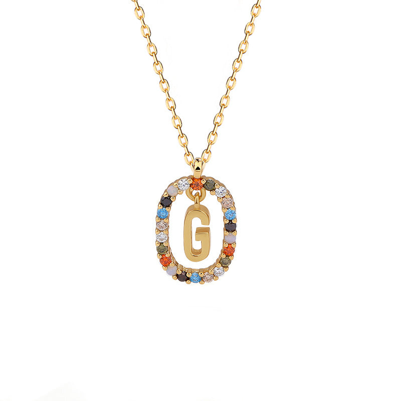 925 Silver Spanish Letter Necklace