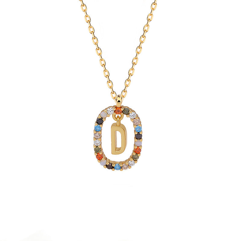 925 Silver Spanish Letter Necklace