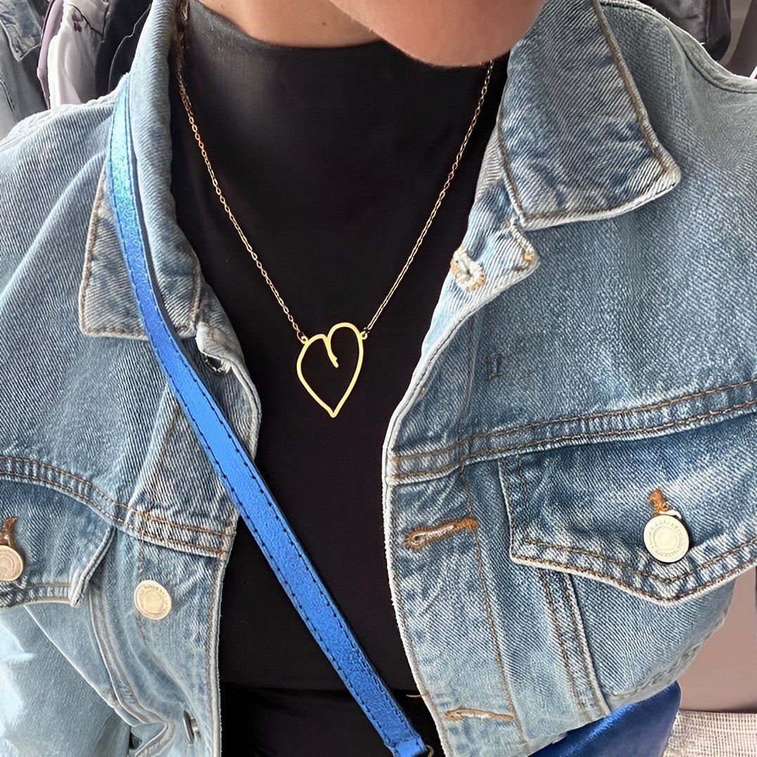 Heart Necklace Own Drawing