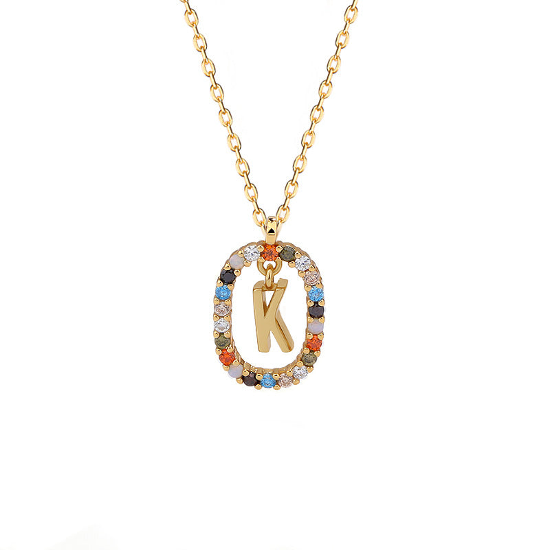 925 Silver Spanish Letter Necklace