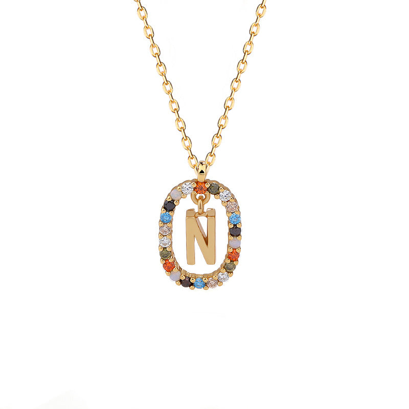 925 Silver Spanish Letter Necklace