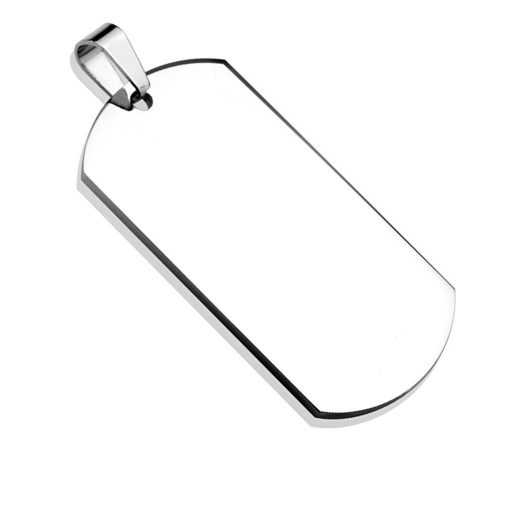 Stainless Steel Photo Dog Tag (Customized Image/Text)