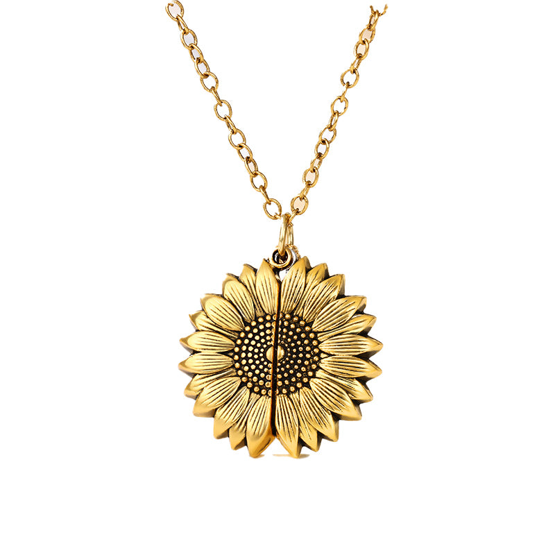 Special sunflower necklace for me, Christmas, Valentine's Day, Mother's Day gift!