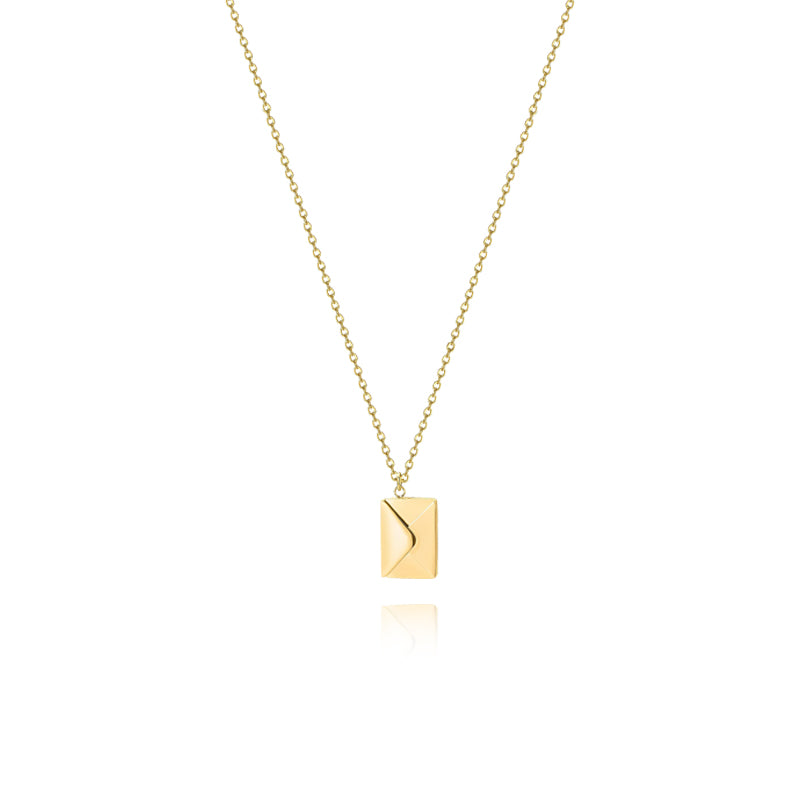 Collier enveloppe lettre d'amour personnalisé To My Badass Daughter