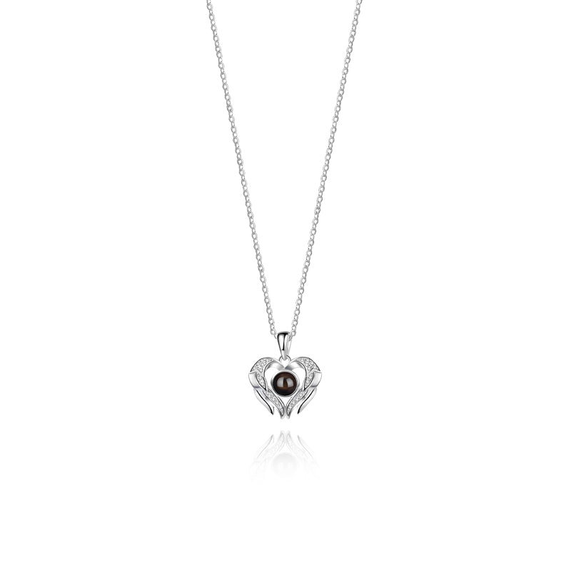 Siciry™ Custom Photo Projection Necklaces - Angel Heart