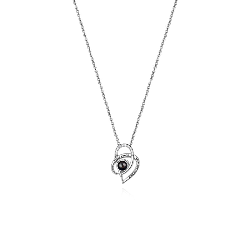 Siciry™ Personalized Projection Photo Necklace - Love You