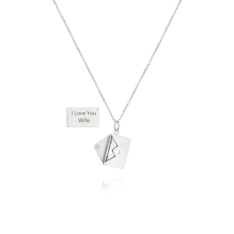 Siciry™ -I Love You Mom-Love Letter Necklace