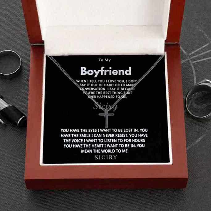 Dear My Boy Friend - Crosses- From Daughter