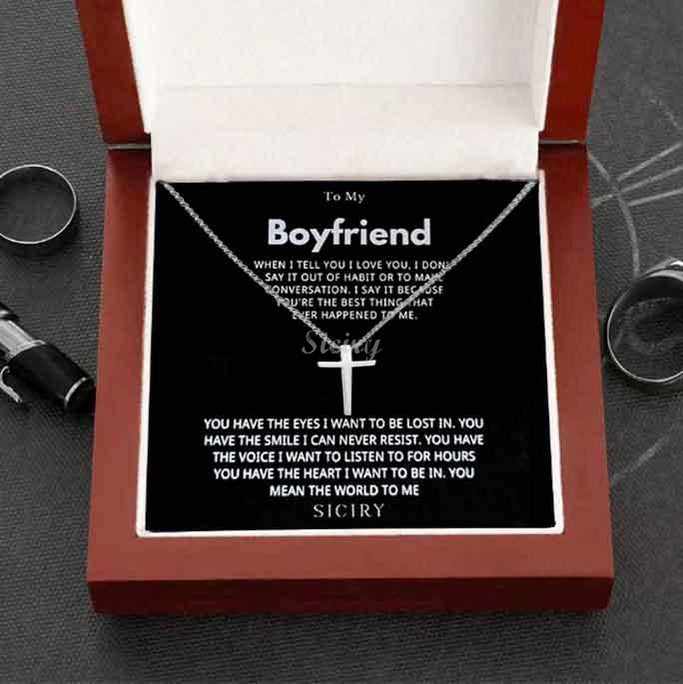 Dear My Boy Friend - Crosses- From Daughter