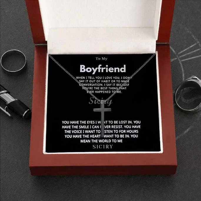 Dear My Boy Friend - Crosses- From Daughter