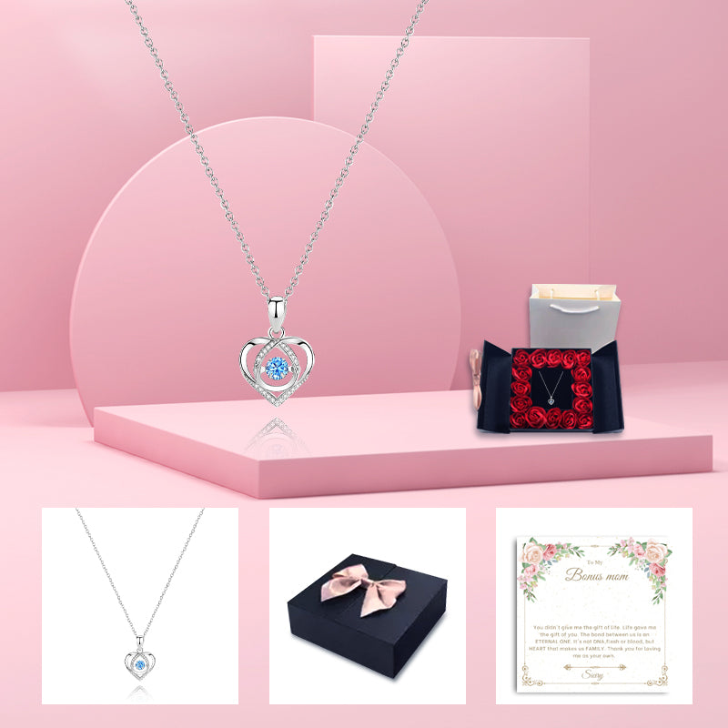 Siciry™ To Bonus Mom-The Beating Heart-16 Rose Box (White)