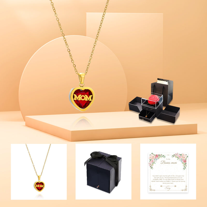 Siciry™ To Bonus Mom-Mom‘s Heart-Rose Box(Black)