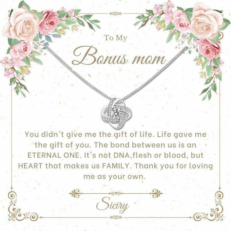 Siciry™ To Bonus Mom-Love Heart Necklace