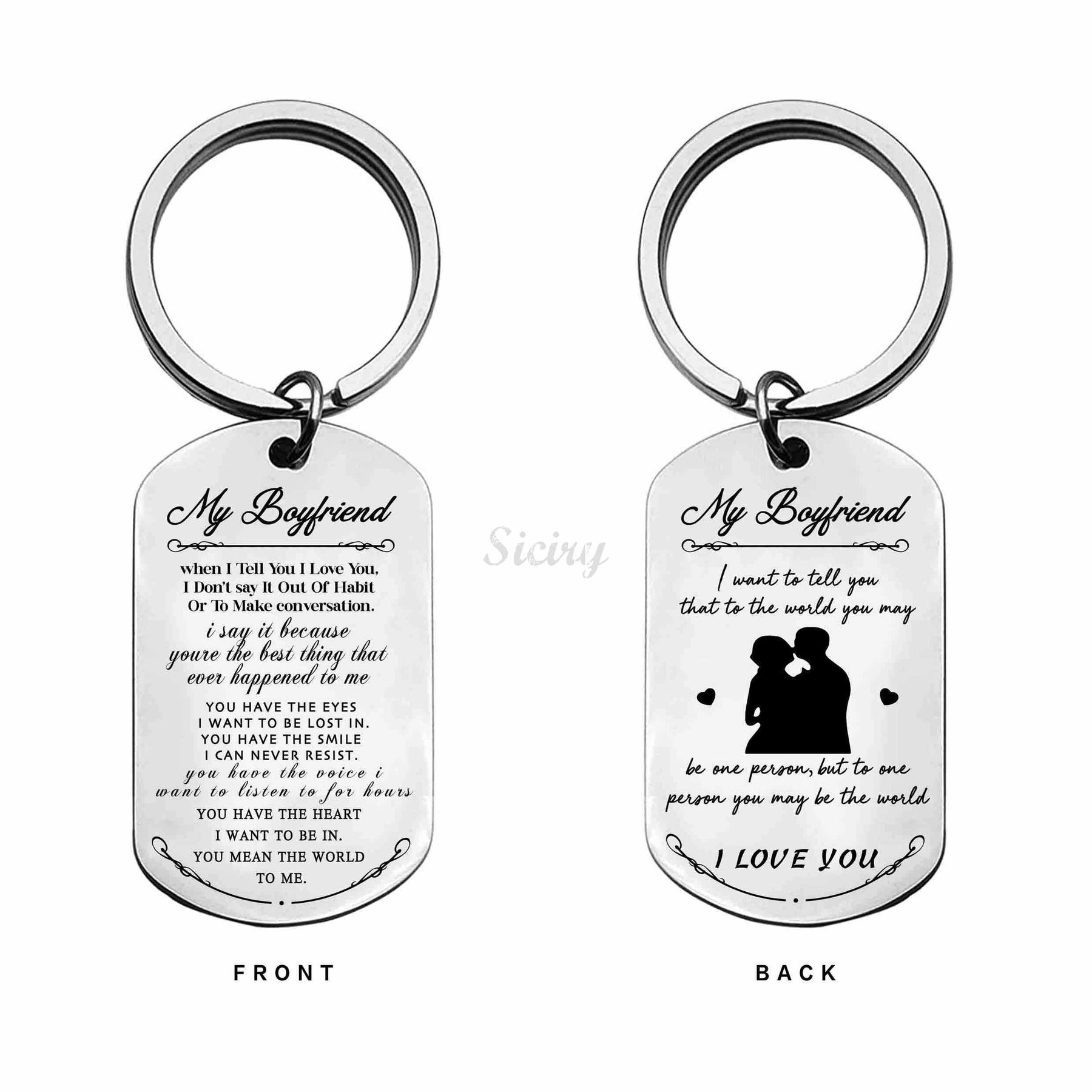 Personalized Keychain Gift For Your Love