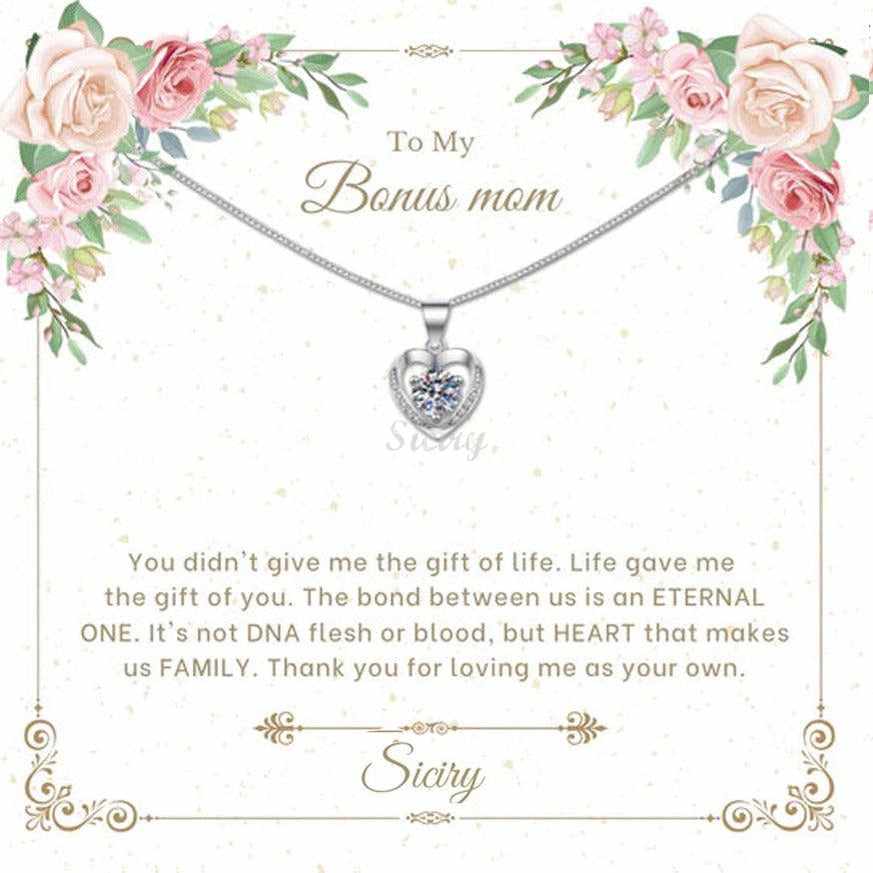Siciry™ To Bonus Mom Diamond Necklace