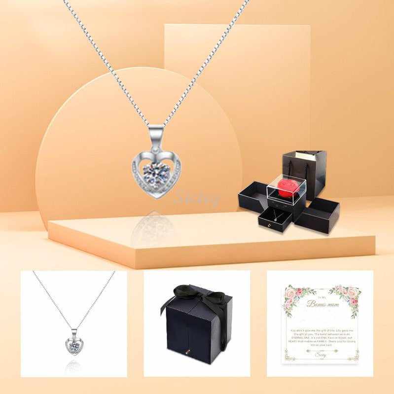 Siciry™ To Bonus Mom Diamond Necklace