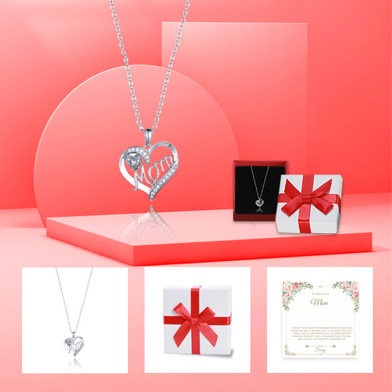 Siciry™ To My Loving Mom-Love Heart Necklace