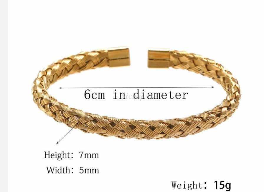 Trio de bracelets à armure couronne Siciry™