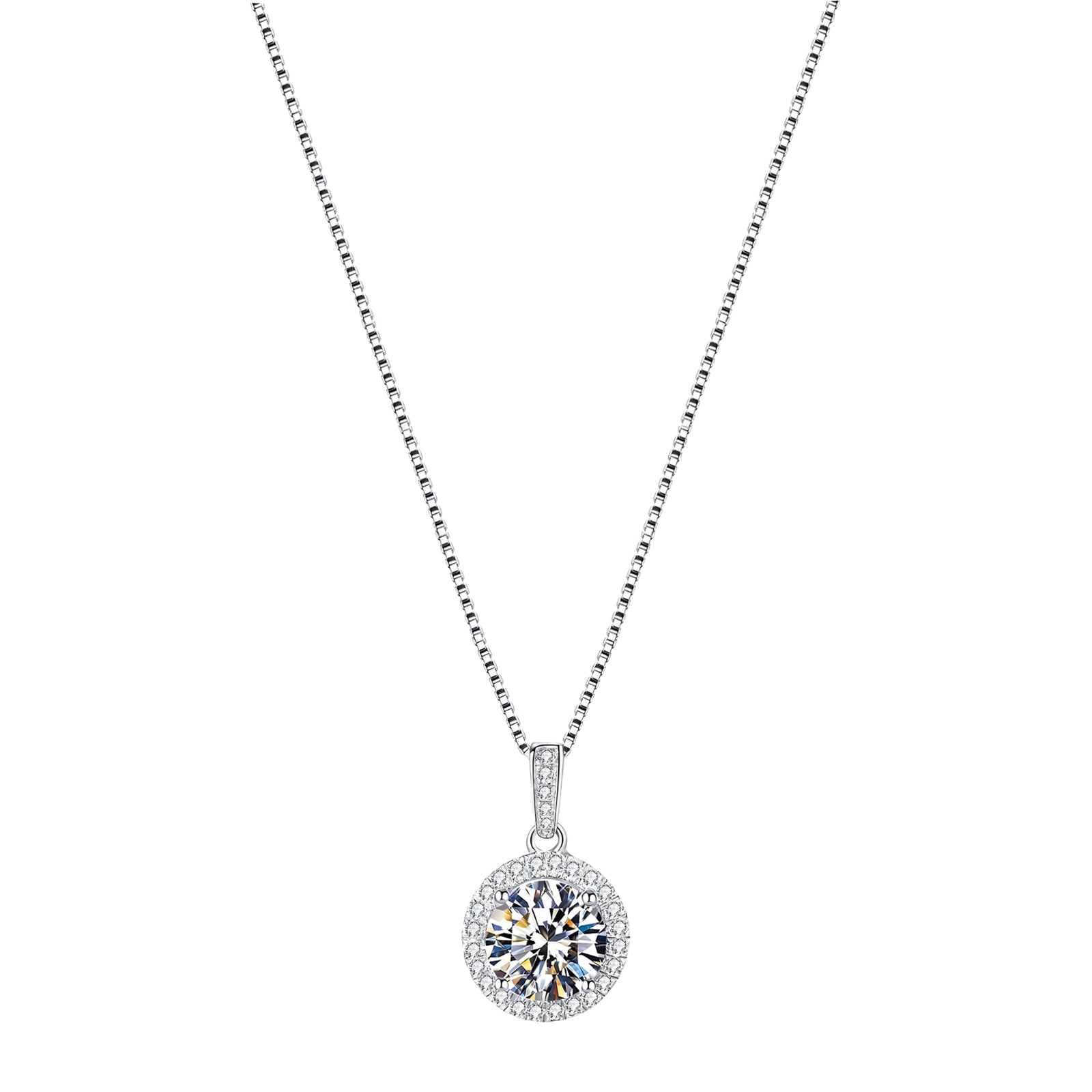 925 To My BABY-Sterling Silver Necklace -Red Apple Box
