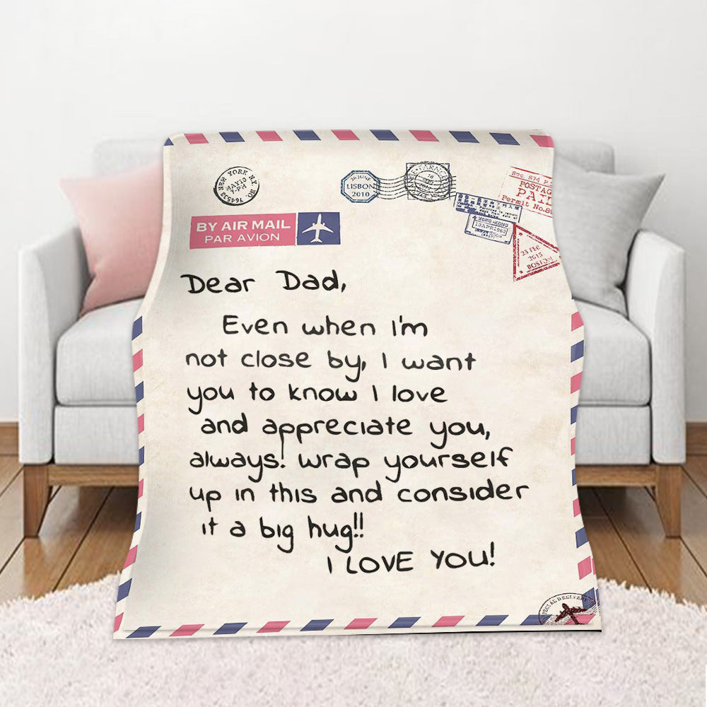 🔥50% OFF 🎁💕 For your loved ones 👨Family Card Blankets(Buy 1 Get 1Necklace)