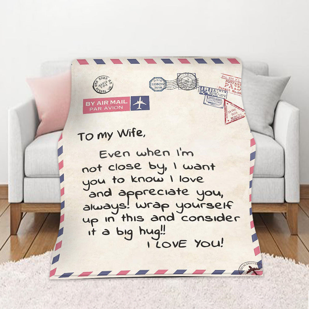 🔥50% OFF 🎁💕 For your loved ones 👨Family Card Blankets(Buy 1 Get 1Necklace)