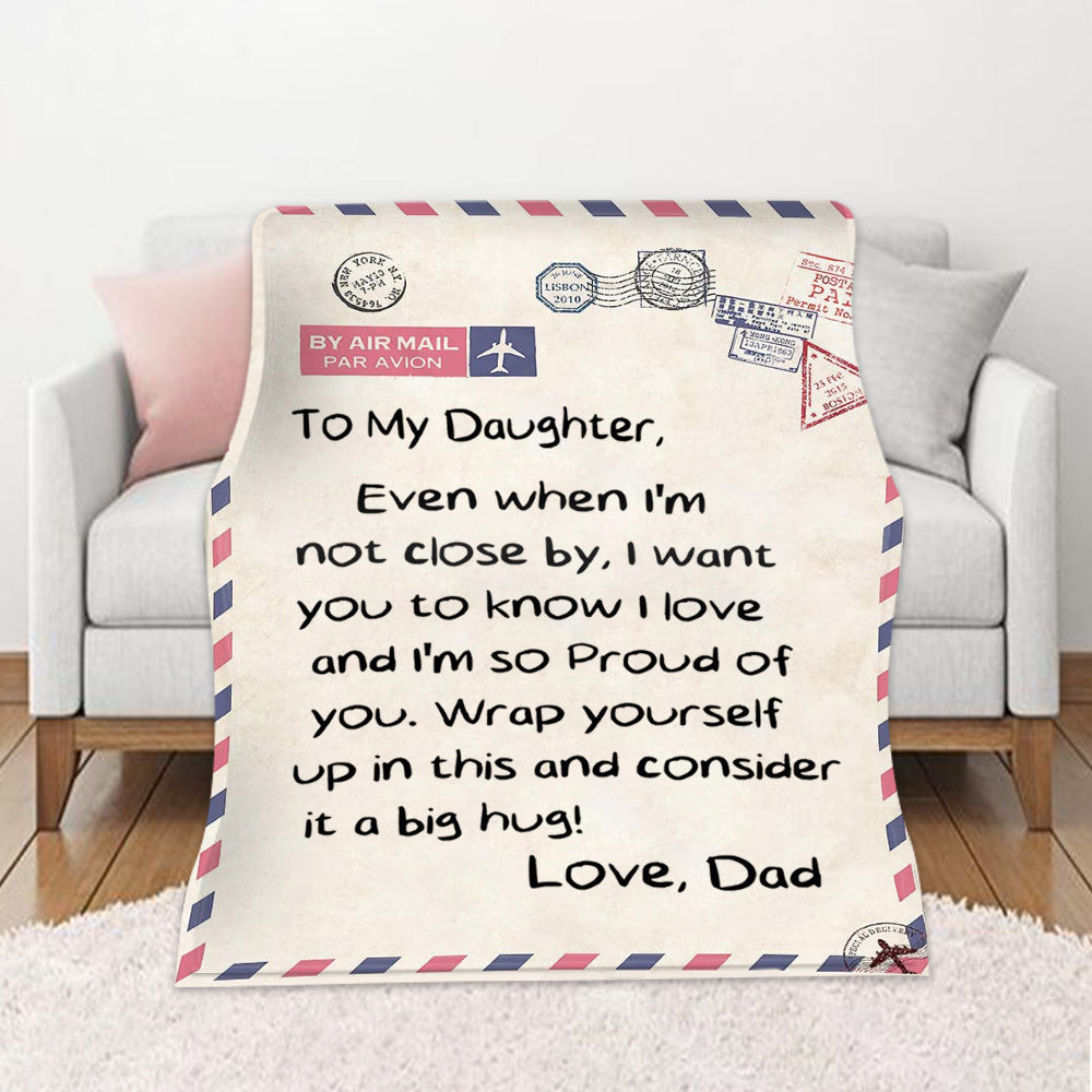 🔥50% OFF 🎁💕 For your loved ones 👨Family Card Blankets(Buy 1 Get 1Necklace)
