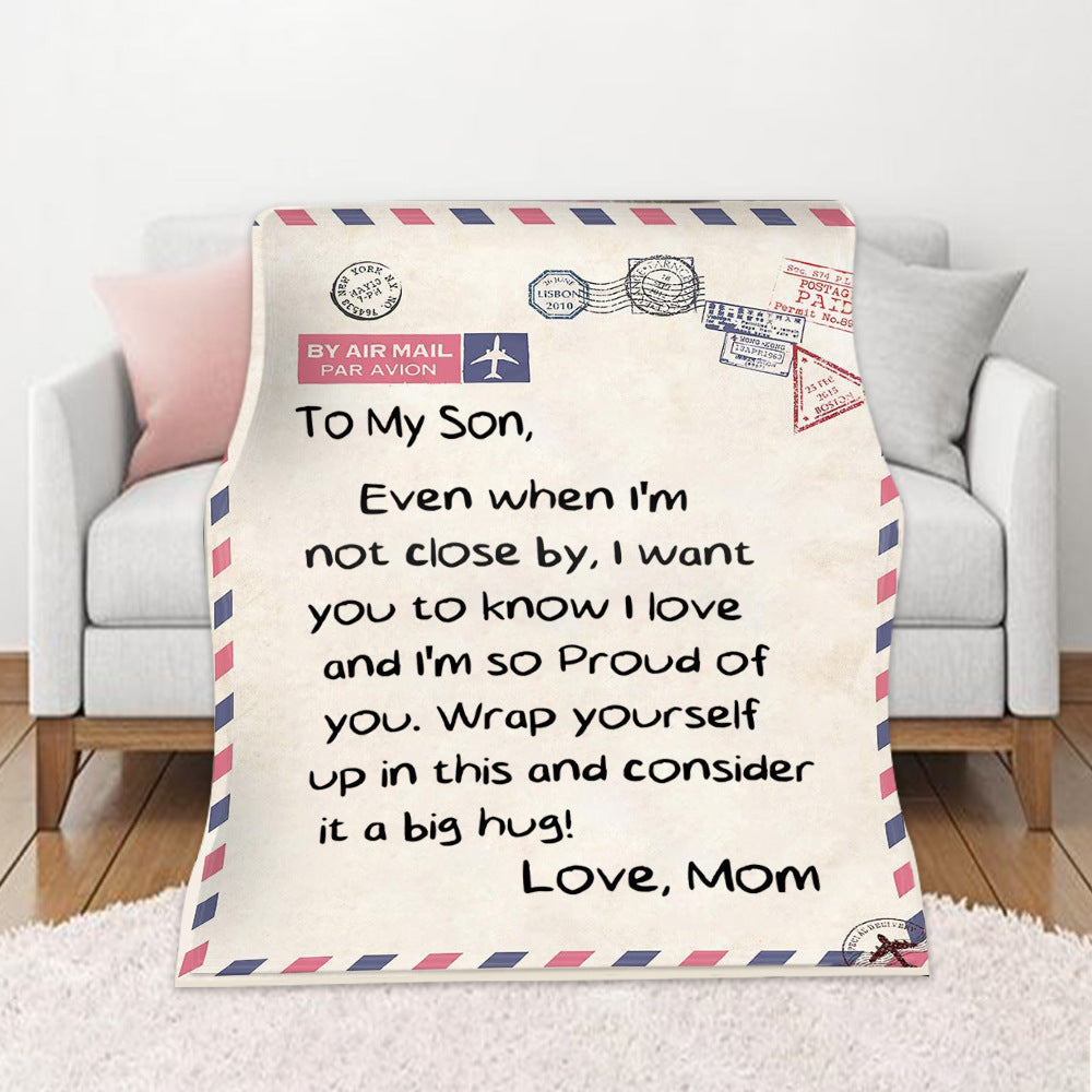 🔥50% OFF 🎁💕 For your loved ones 👨Family Card Blankets(Buy 1 Get 1Necklace)