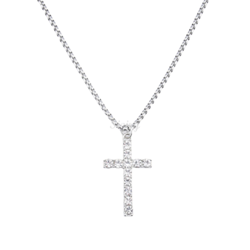 Pendentif croix égyptienne diamant Ankh