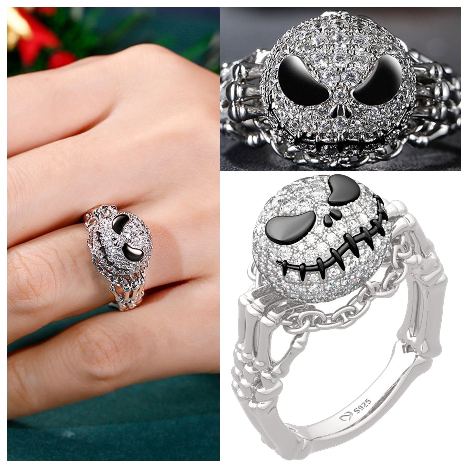 Pumpkin Skull Ring