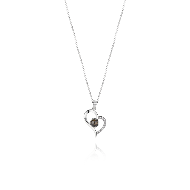 Special "I Love You in 100 Words" projection necklace for me, Christmas, Valentine's Day, Mother's Day gift!