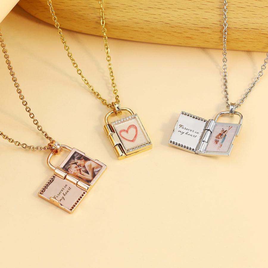 Love Letter Photo Customized Necklace