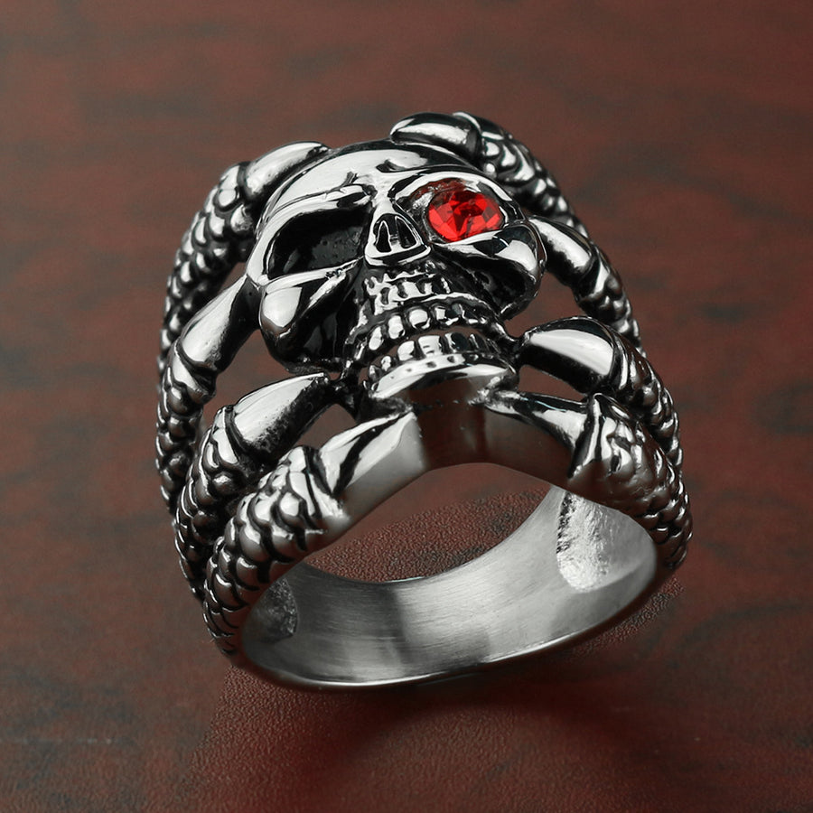 Ghost Hand Skull Ring
