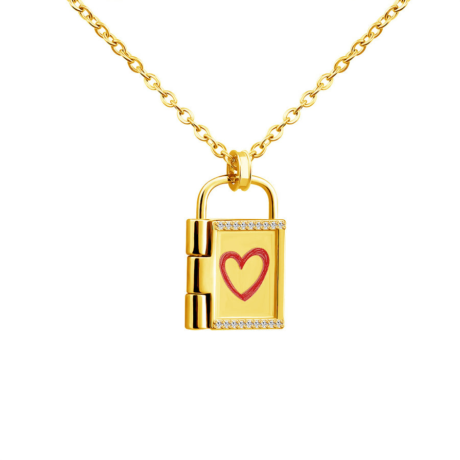 Love Letter Photo Customized Necklace