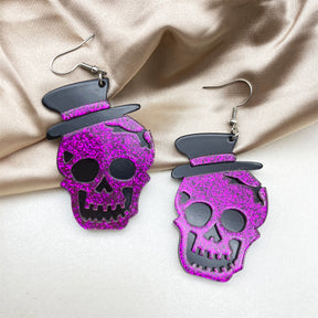 Halloween Skull Stud Earrings