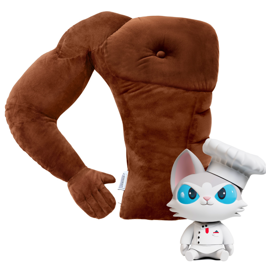 Puff × Siciry Muscle Man Pillow