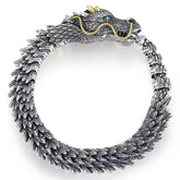 Three-dimensional dragon bracelet