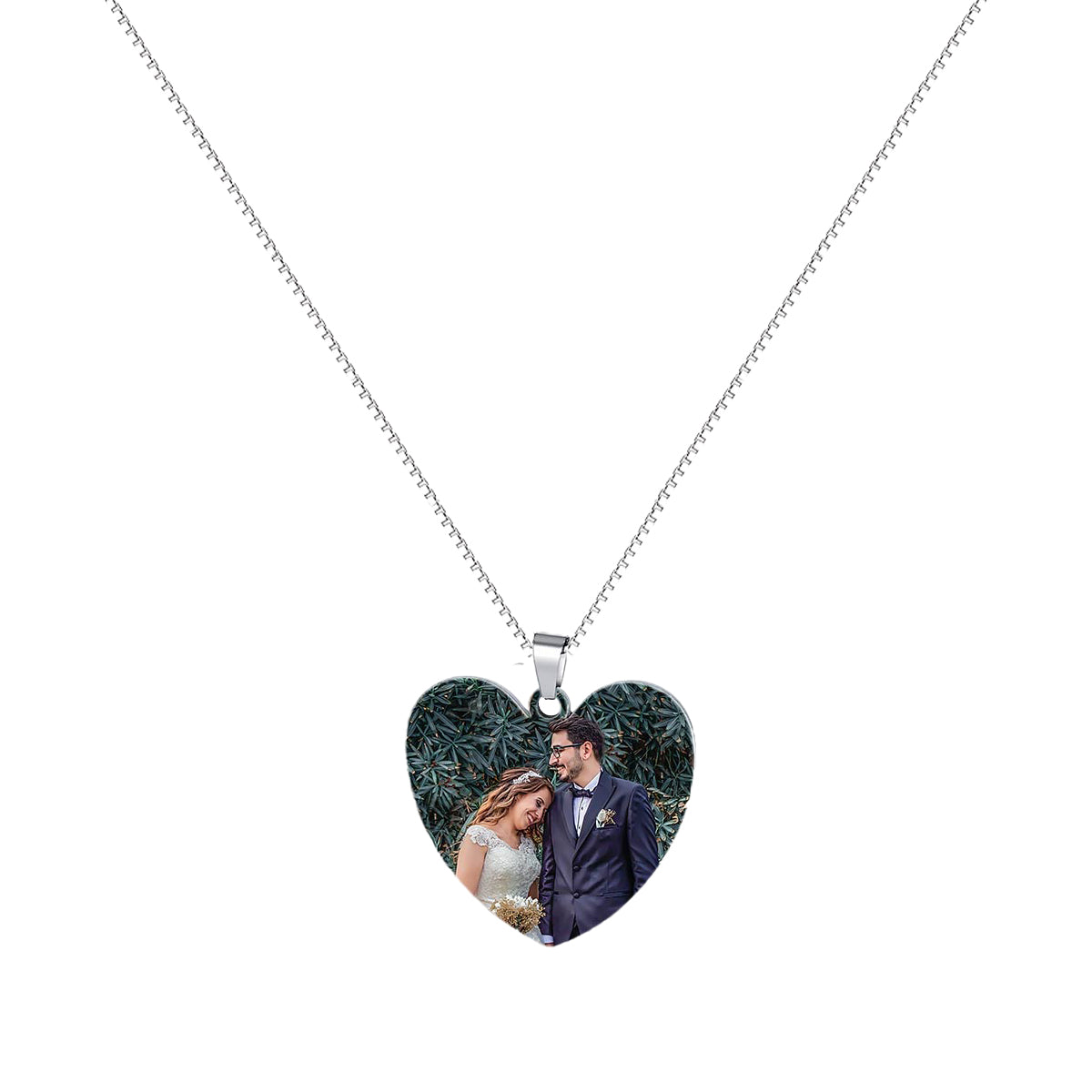 Heart Personalized Necklaces with Pictures