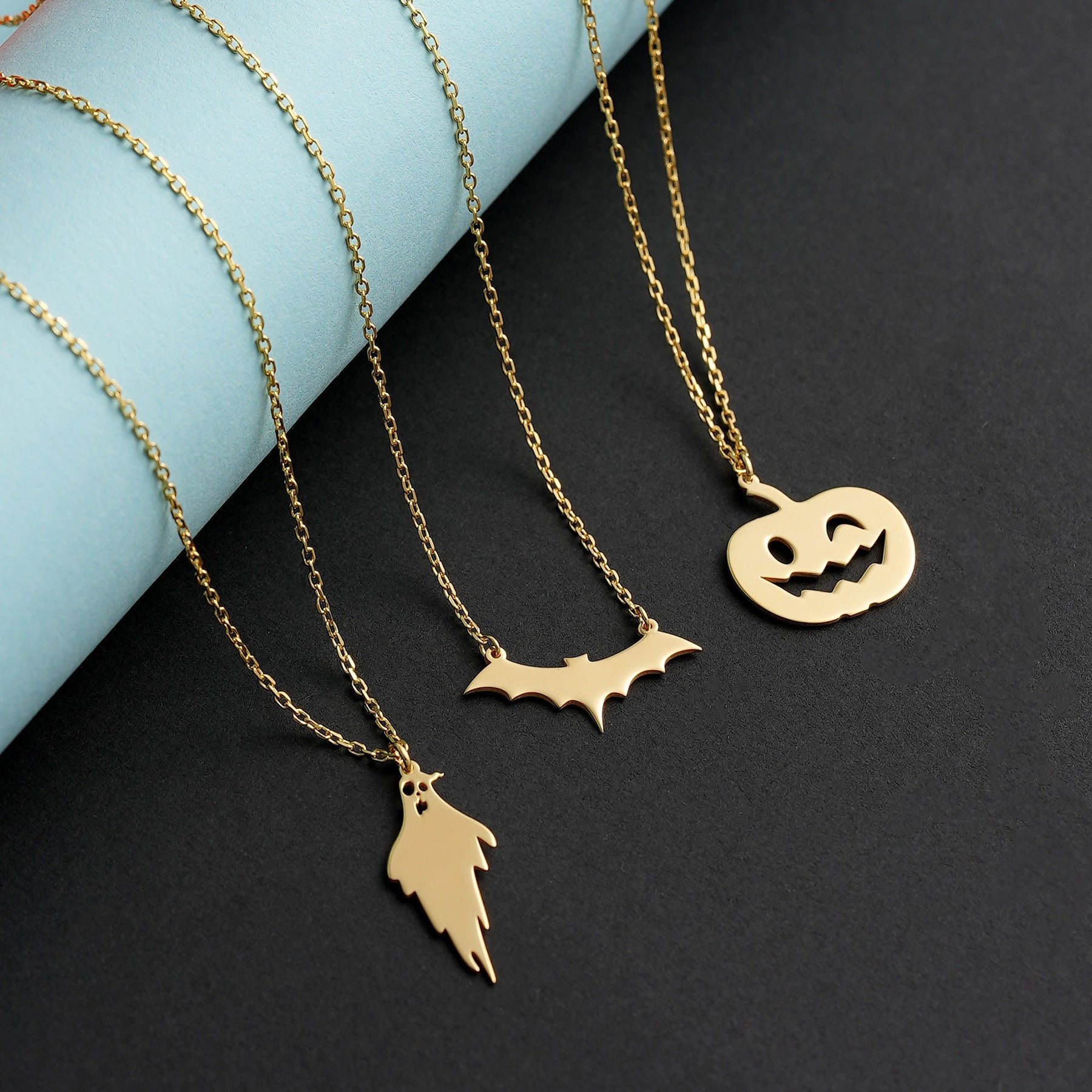 Dainty Halloween Ghost Jewelry for Her