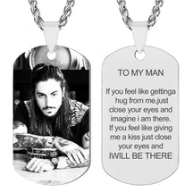Stainless Steel Photo Dog Tag (Customized Image/Text)