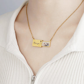 Personalized Love Letter Envelope Necklace